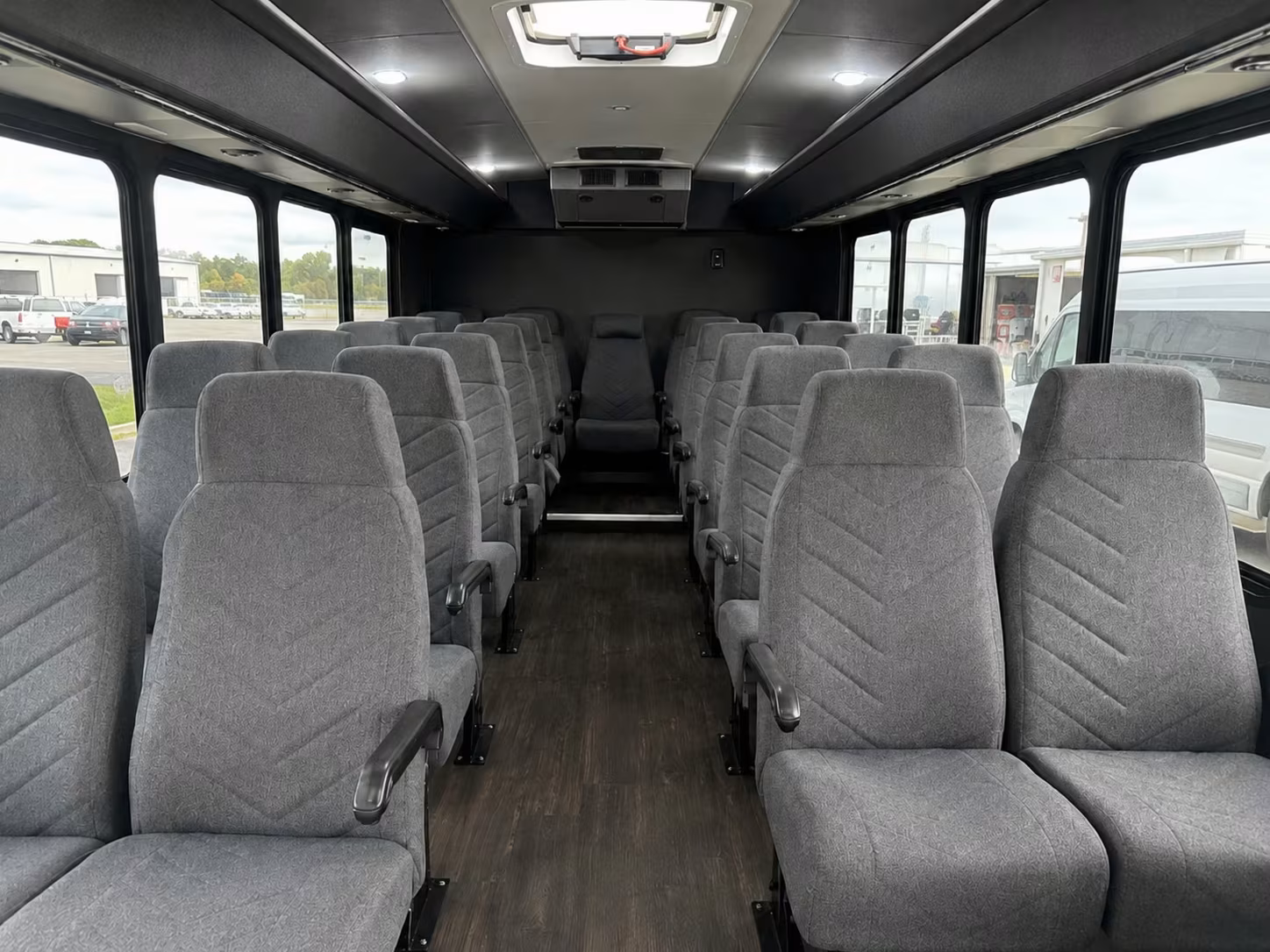 15 passenger minibus interior