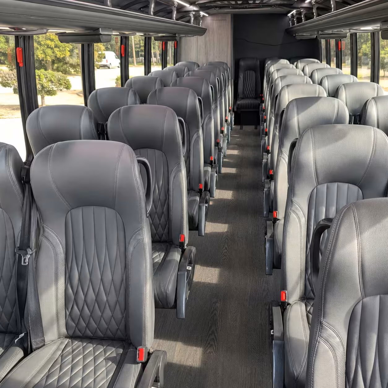 25 passenger minibus interior