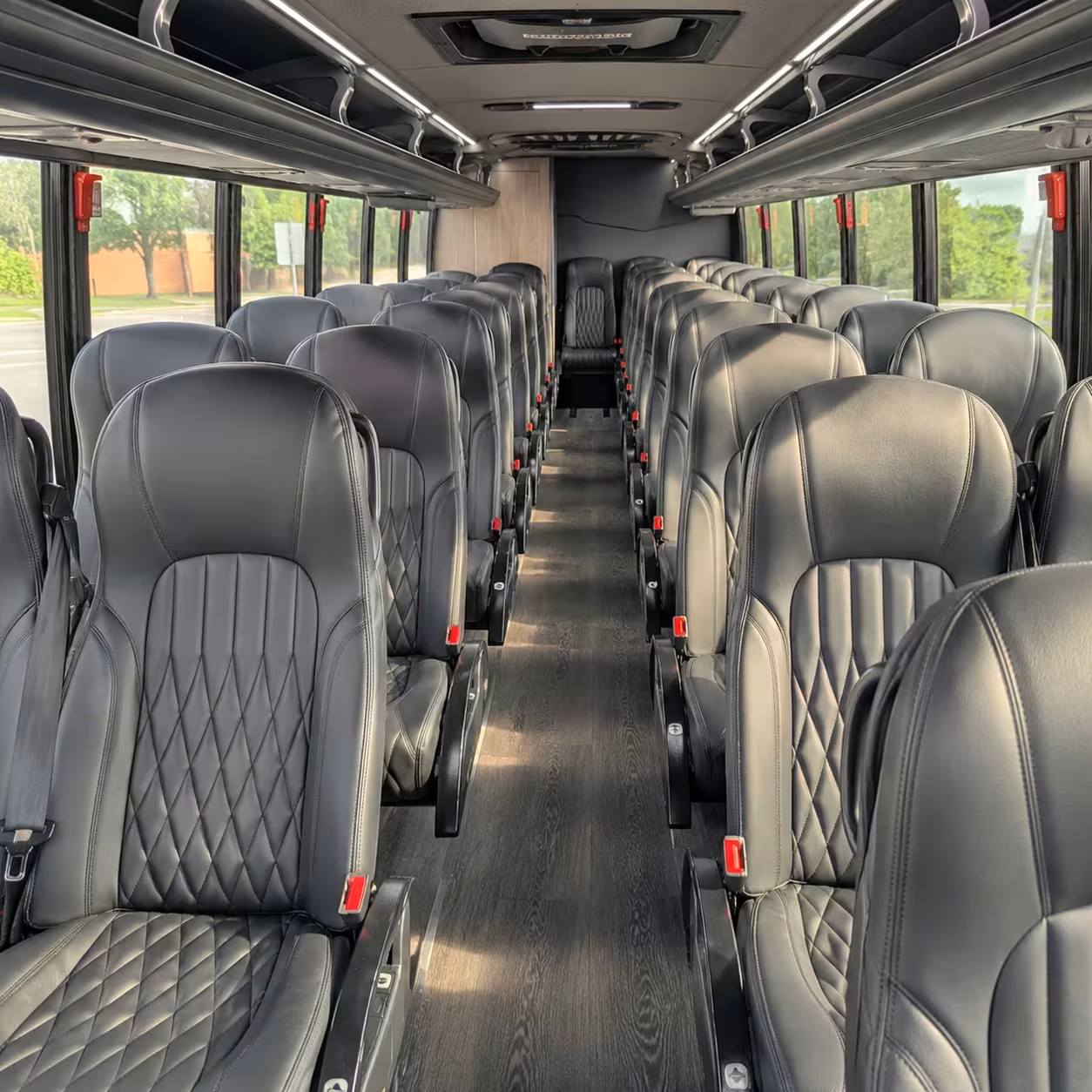 30 passenger minibus inside