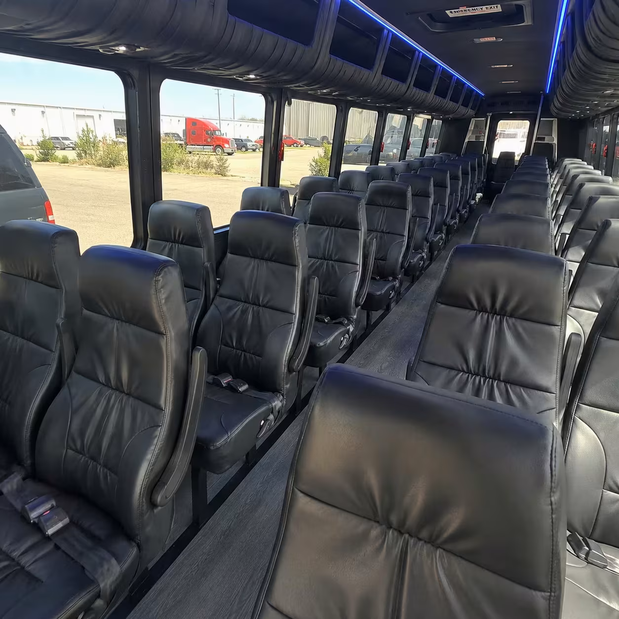30 passenger minibus interior