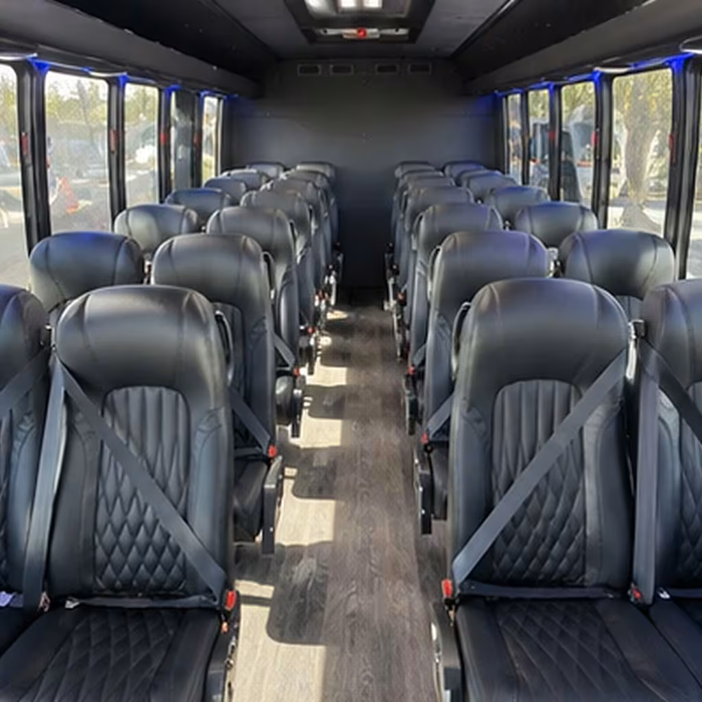 35 passenger minibus inside
