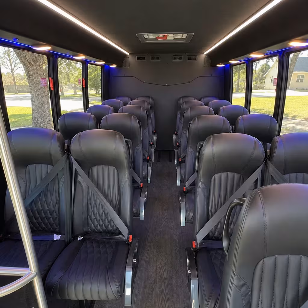 35 passenger minibus interior