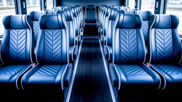 fort myers 20 passenger minibus inside