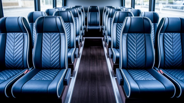 fort myers 25 passenger minibus inside