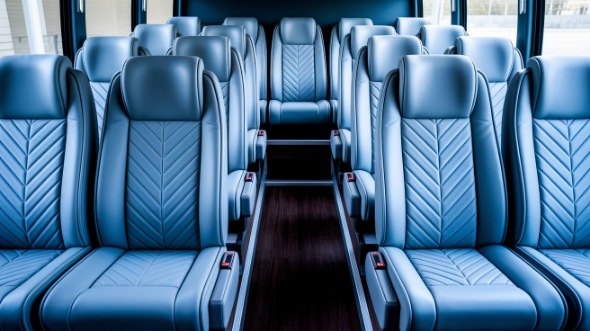 fort myers 28 passenger minibus inside