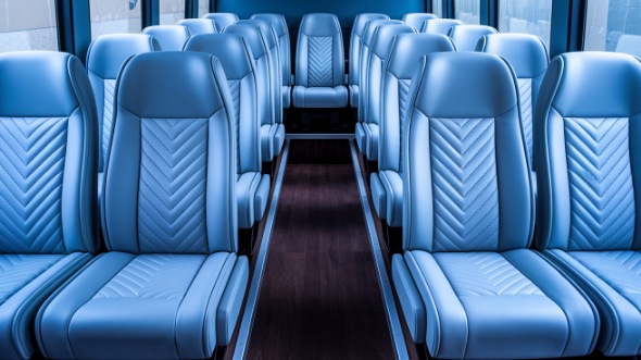 fort myers 30 passenger minibus inside