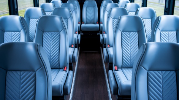 fort myers 35 passenger minibus inside