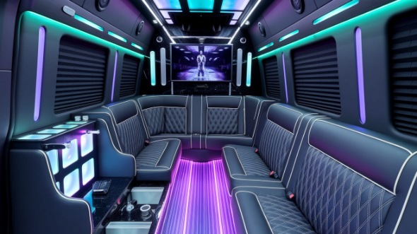 fort myers party bus rental inside